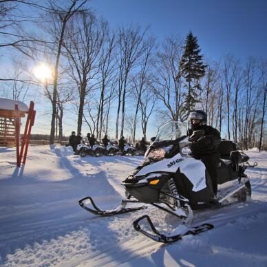 Guided Snowmobile Experience