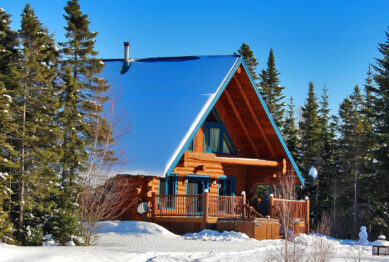 Nature village and log cottage rentals - Au Chalet en Bois Rond